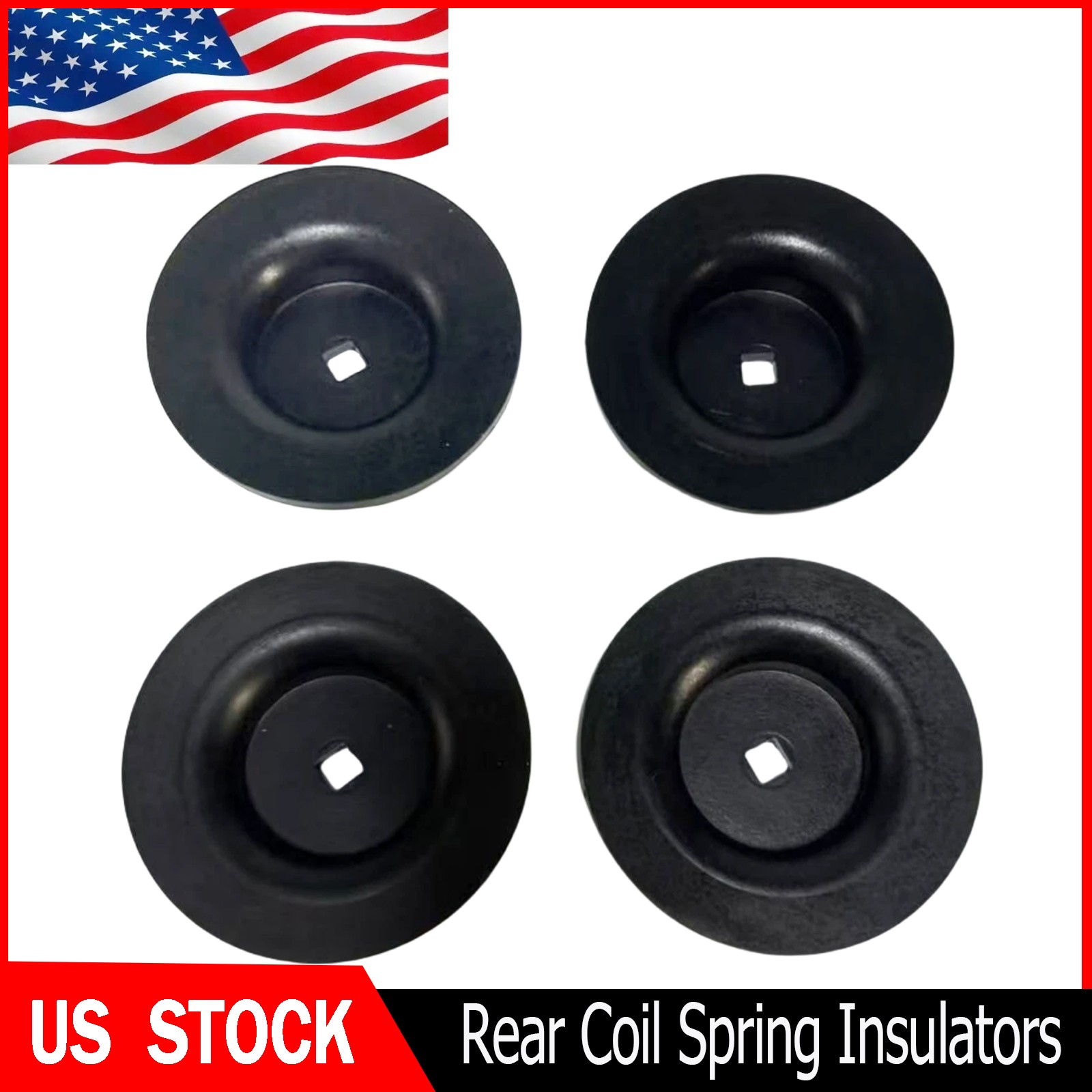4Pcs Rear Coil Spring Insulators For Escalade Suburban Tahoe Yukon H2 15765071