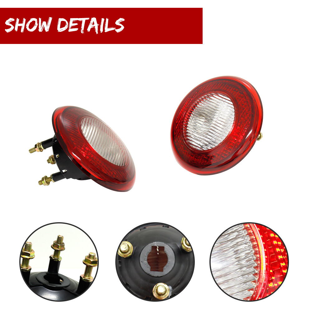 OE-Style Red Rear Tail Light Set For 2006-2011 Chevrolet HHR GM2800195 GM2801195