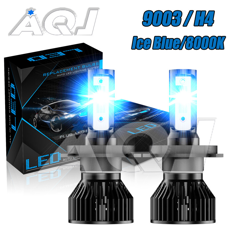 H4 9003 Super Ice blue 40000LM Kit 8k LED Headlight Bulbs High Low Beam Combo 2
