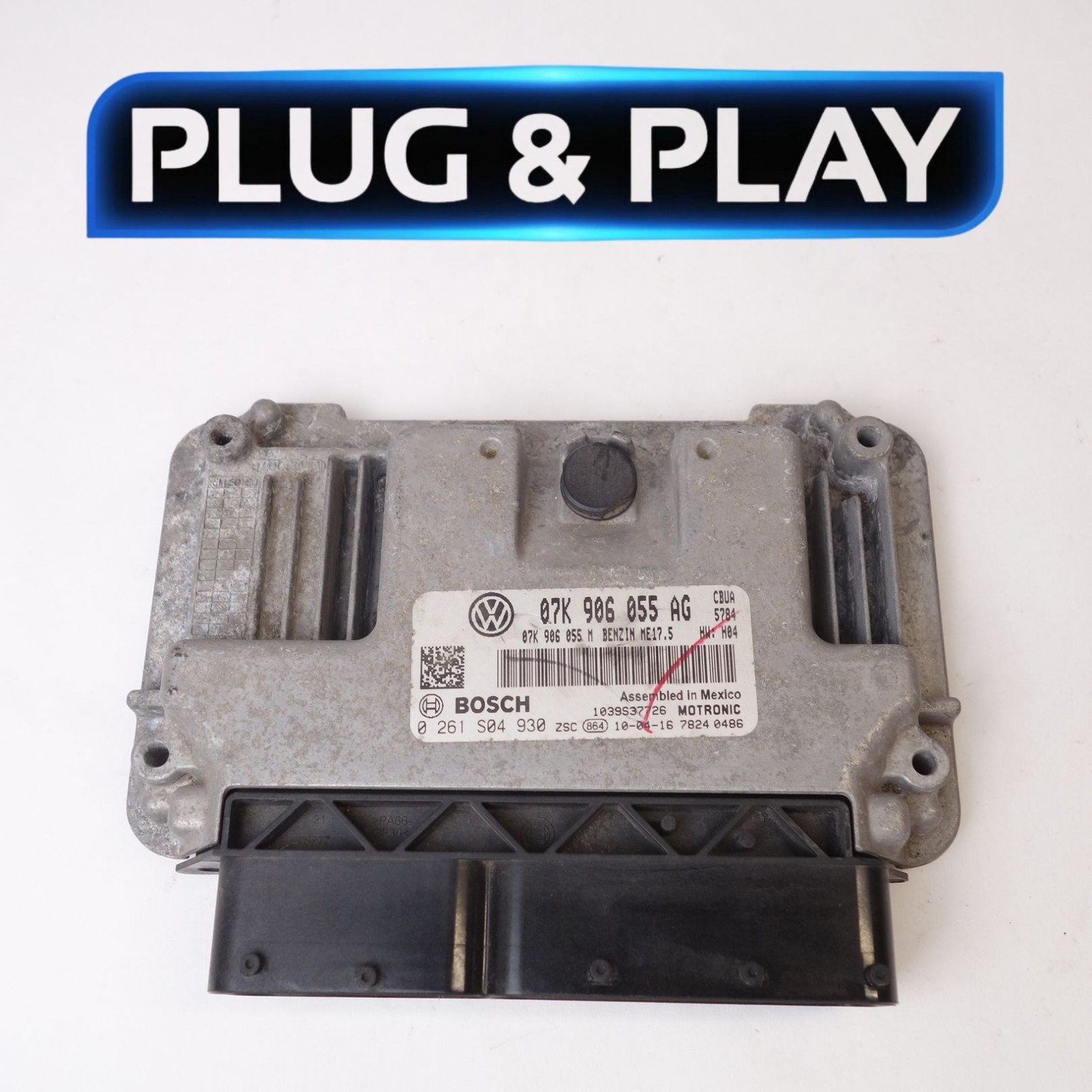07K906055AG VW Volkswagen Jetta 2010 2.5L AT ECM Engine Computer Plug N Go