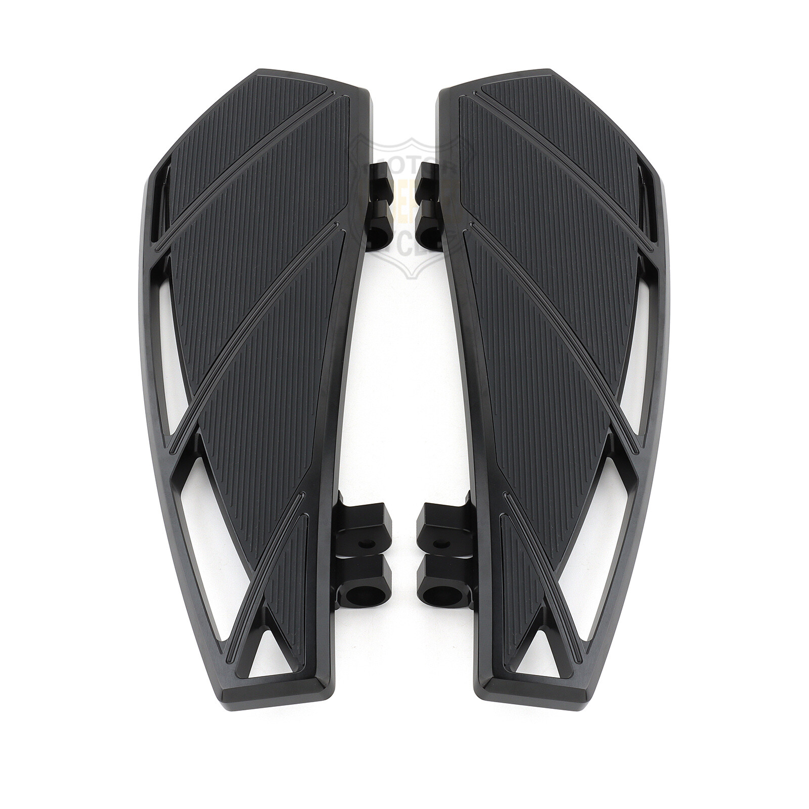 For Harley Touring Road Glide Floorboards Touring Street Glide Black Footboards