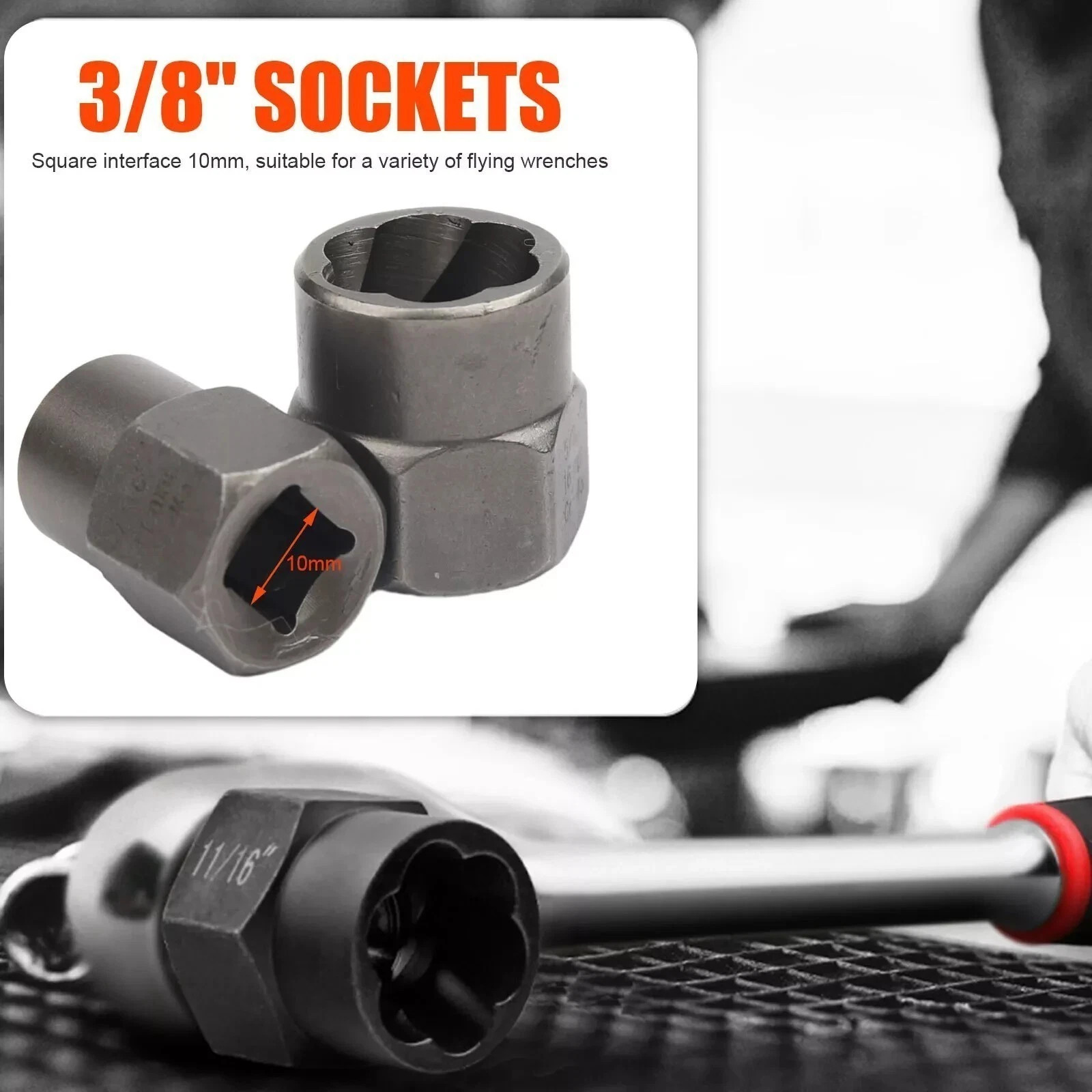 Bushing Seal Installer Remover Bearing Race Set Driver Tool Kit Automotive 17 Pc