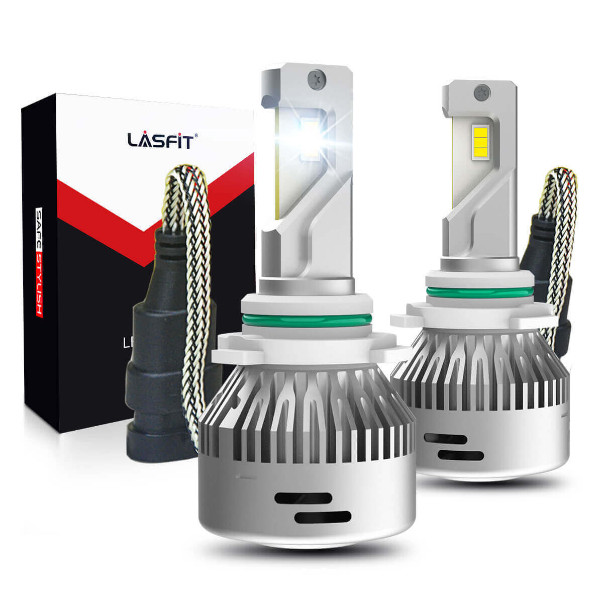 Lasfit 60W 9006 HB4 LED Headlight Bulbs Low Beam Kits 6000K 6000LM LAplus Series