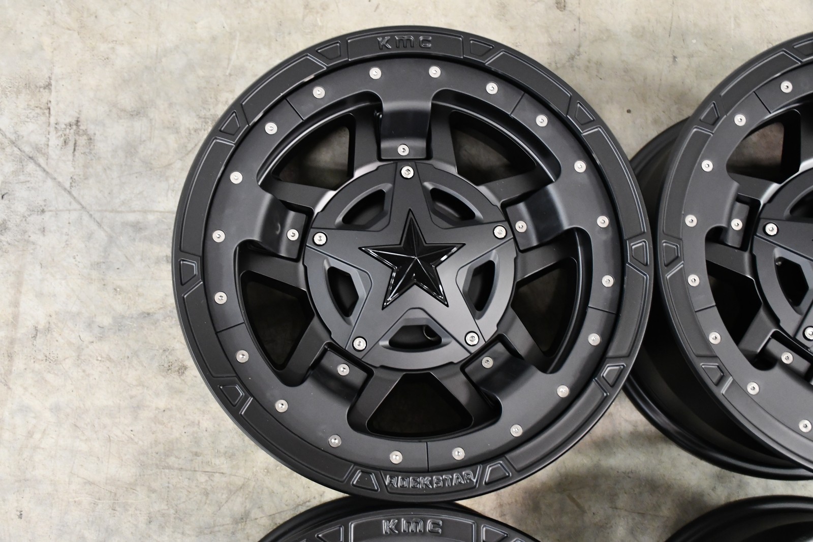 Set 4 XD XD827 Rockstar III 17×8 6×135 6×5.5 Matte Black Wheels 17″ 20mm Rims
