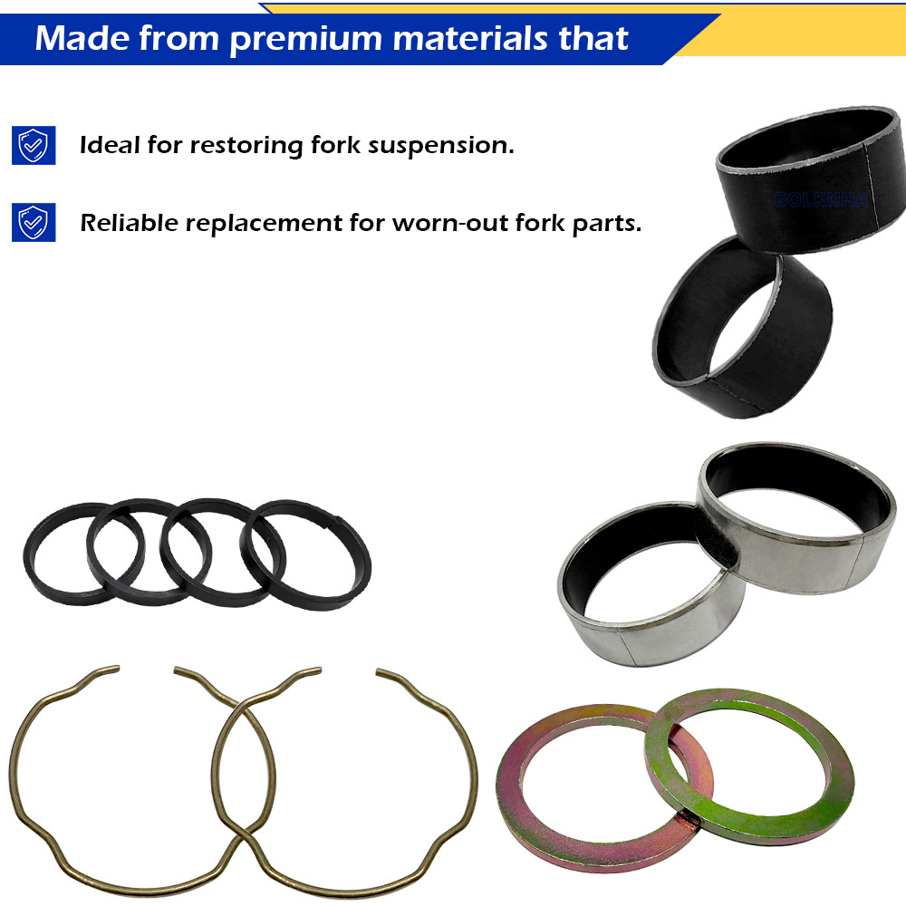 Fork Bushing Seal & Dust Oil Rebuild Kit for Harley Softail Dyna Street Glide