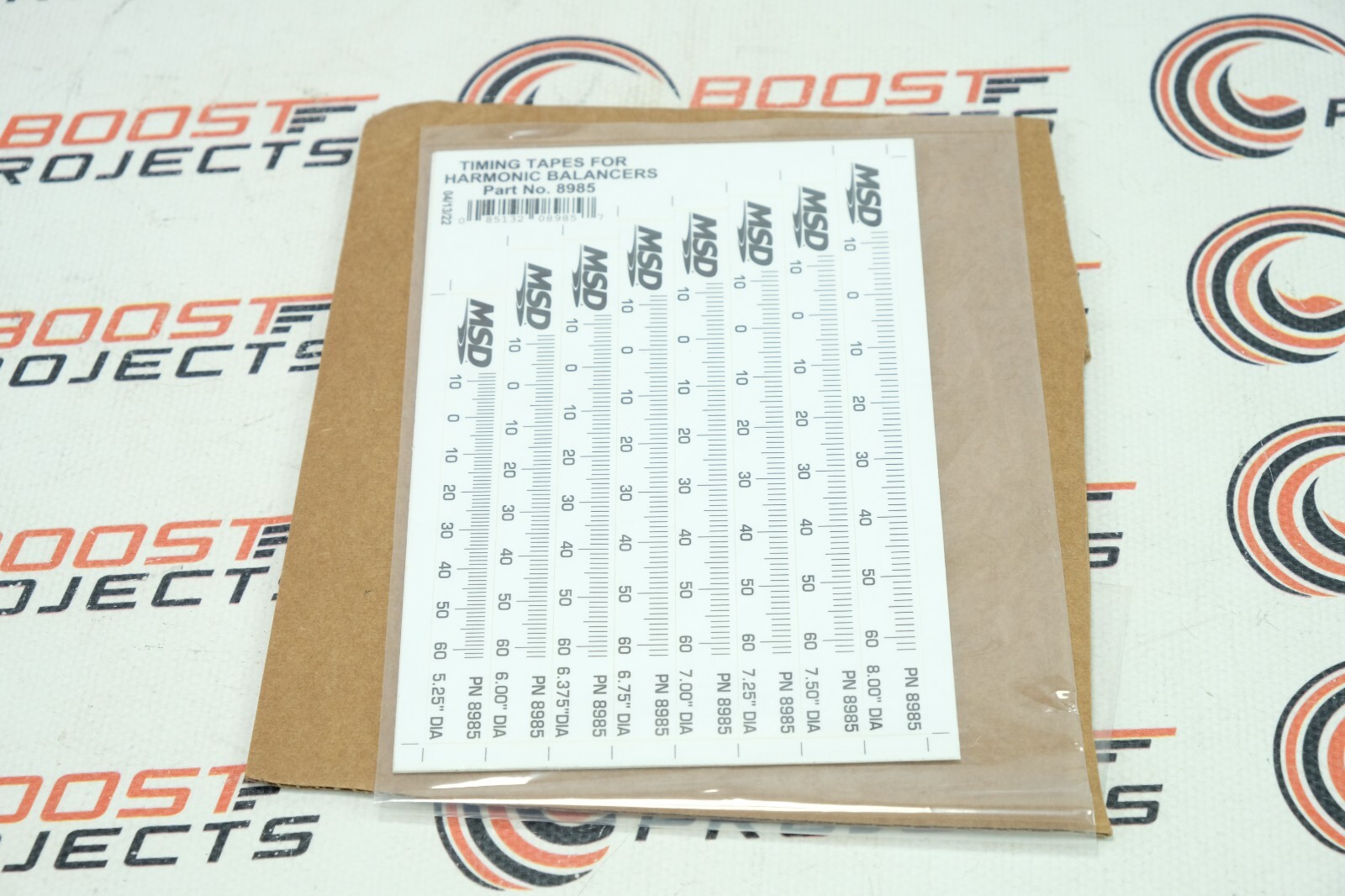 MSD Timing Tape Harmonic Balancer 5.25″ – 8.00″ For Chevrolet SBC 8985