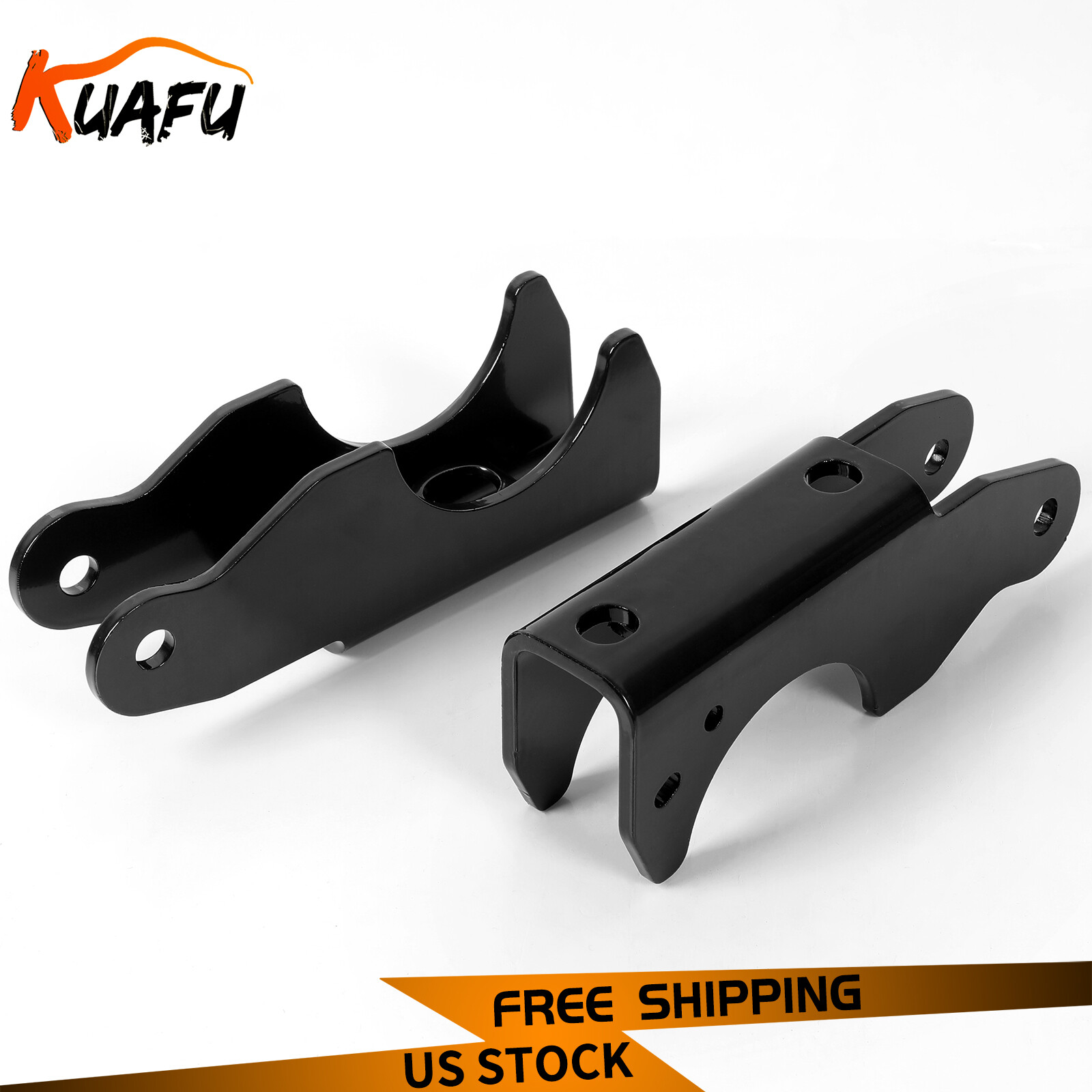 For 99-05 Ford F250 F350 Super Duty Rear Lower Shock Mounts On Axle Left&Right
