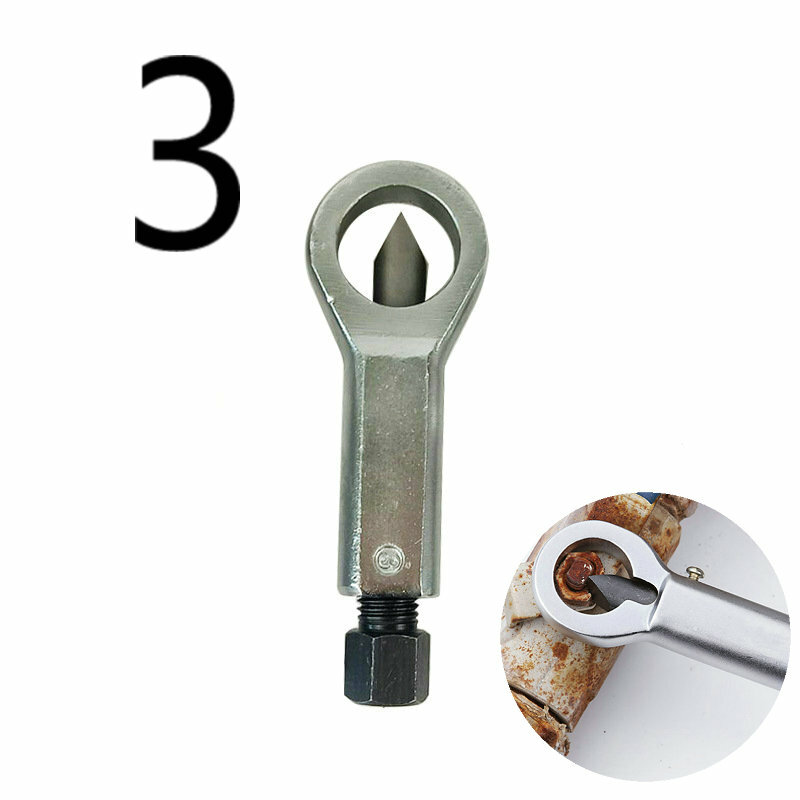 Nut Splitter Breaker 9-27mm Nut Remover Extractor Adjustable Cracker Hand Tools