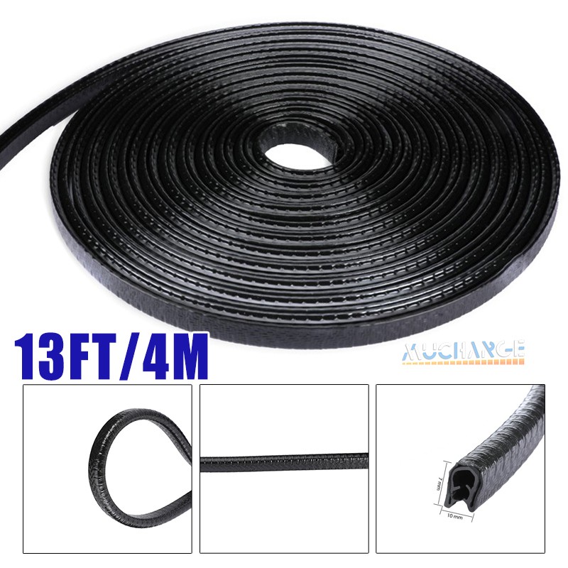 U Shape Car Rubber Sealing Strip Car Door Edge Guard Left Right Door Trim Noise