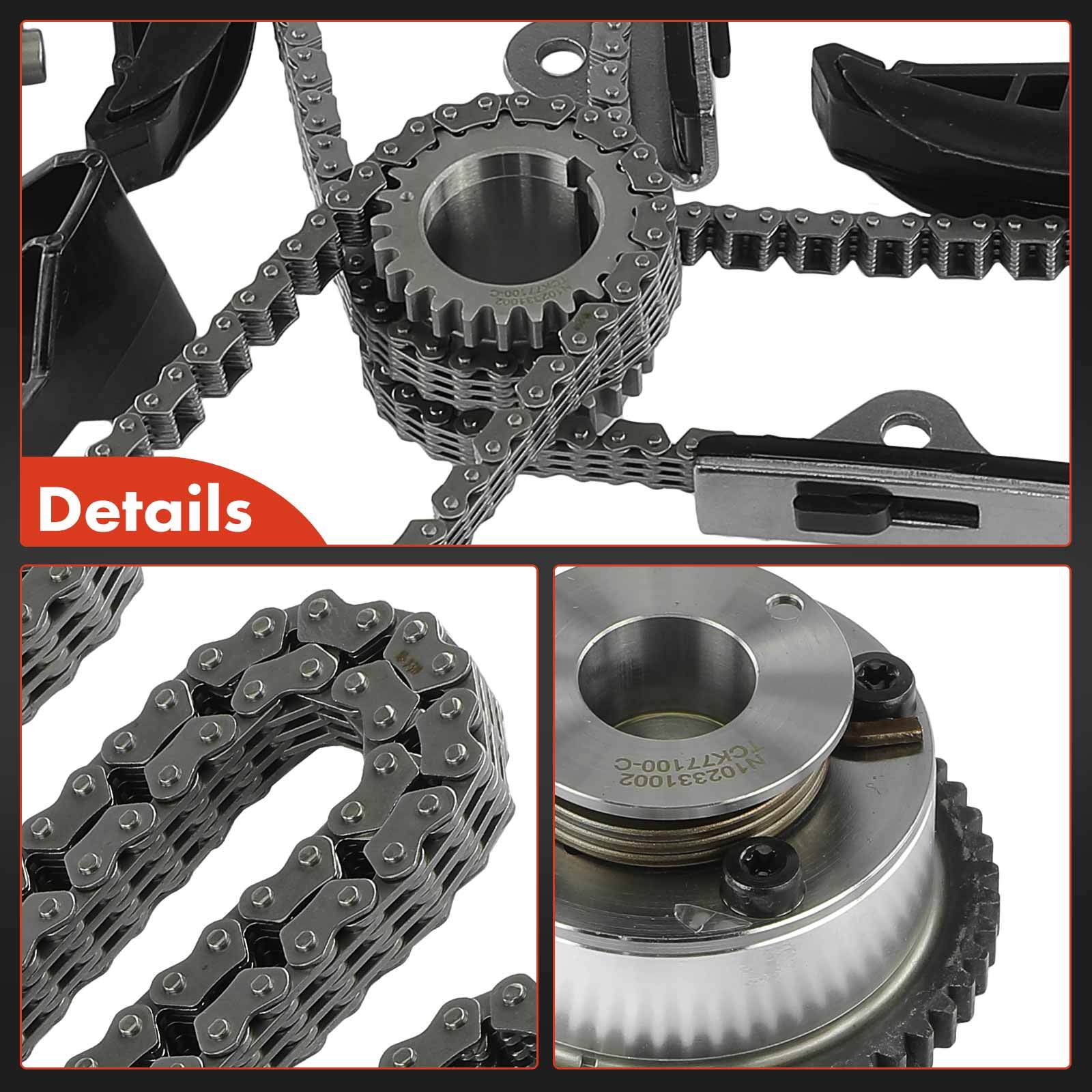 20pcs Engine Timing Chain Kit for Hyundai Santa Fe 2007-2012 Kia Sedona Sorento