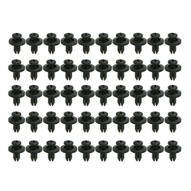 190Pcs Car Clips for Hole Plastic Rivets Retainer Fender Push Pin Fastener Bumpe