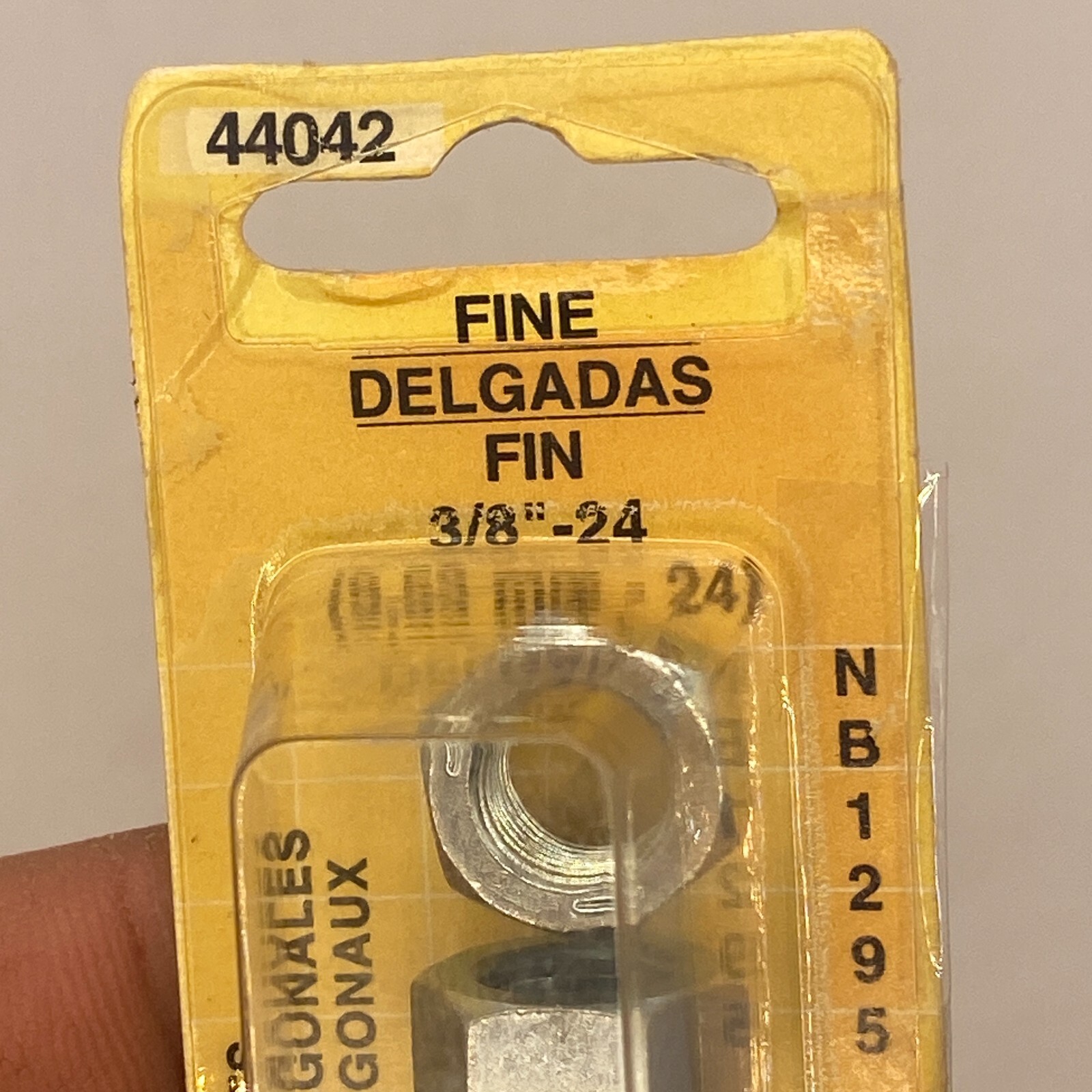 DORMAN KEEP TITE 44042 – Hex Nuts – FINE – SIZE – 3/8-24-NB1295 QTY 4?