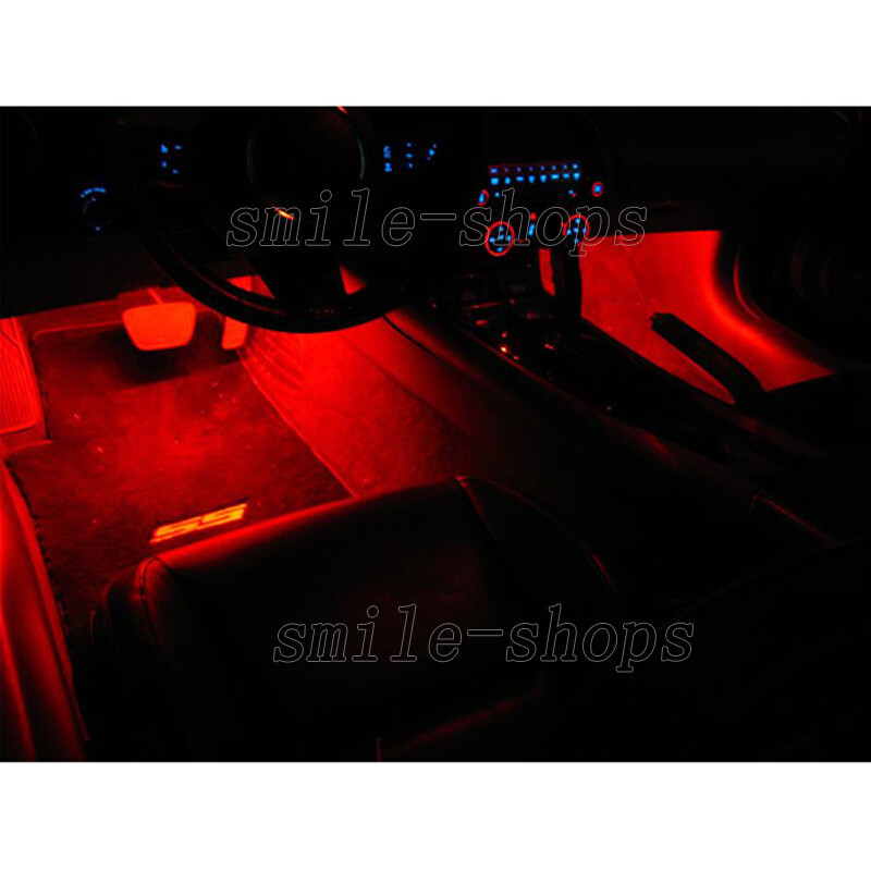6pcs Brilliant Red LED Interior Lights Package Fit For 2008-2013 Audi TT TTS 8J