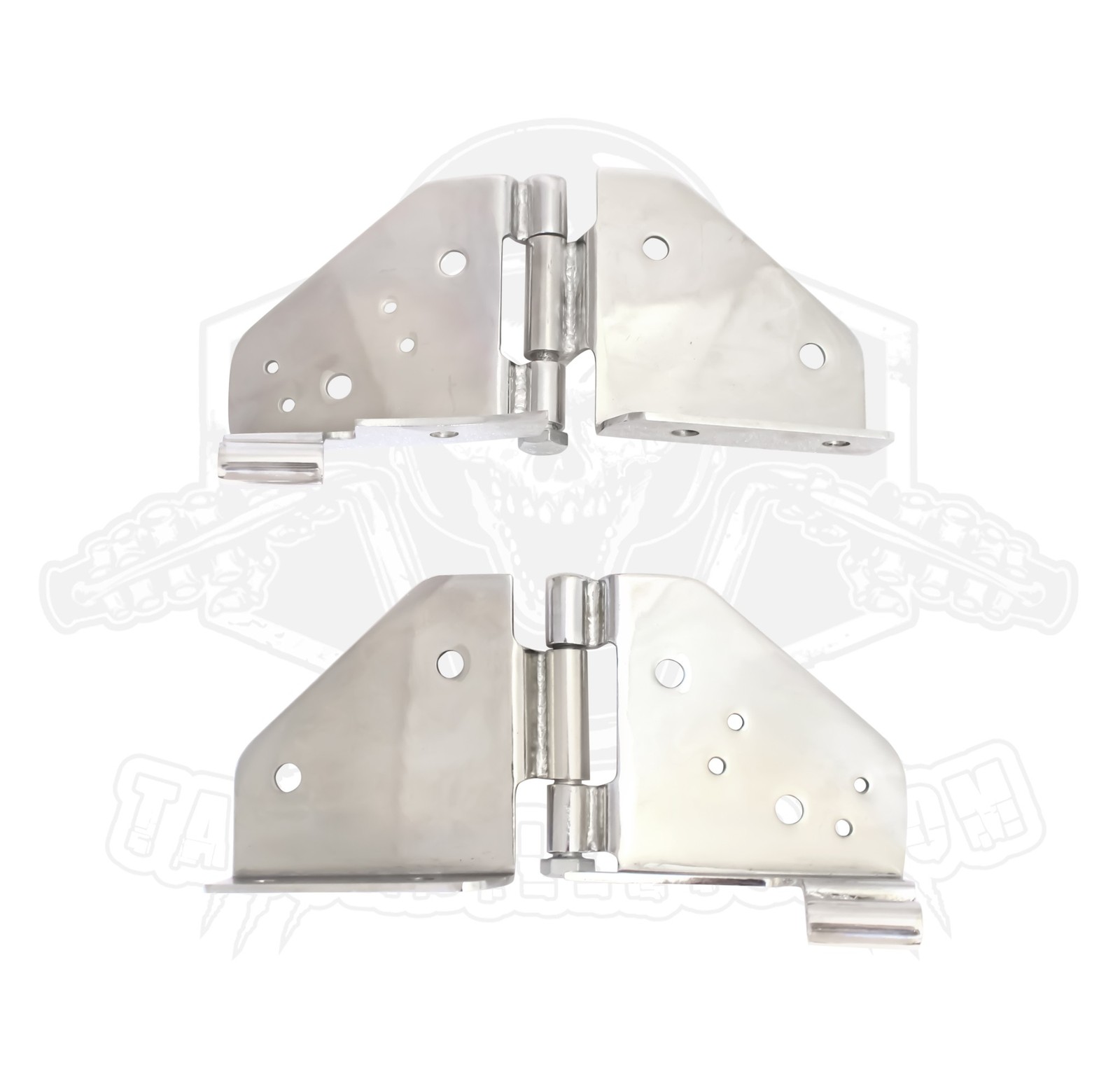 1976-1995 Wrangler CJ5, CJ7 & CJ8 Windshield Hinges Chrome 7403 Dallas Nice