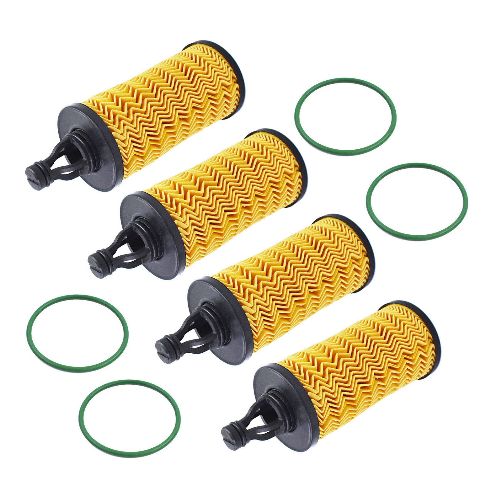 4Pcs NEW oil Filter 000311401 Fit For Maserati Ghibli Quattroporte Levante 3.0L