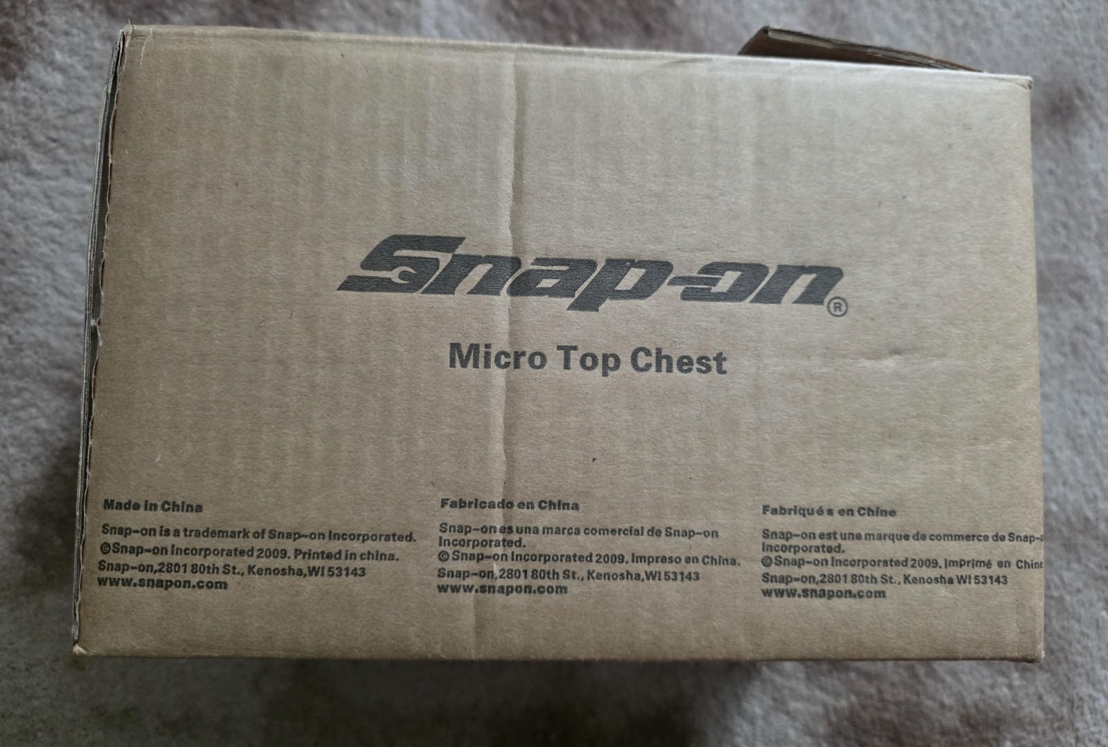 SNAP-ON TOOLS GREEN DESKTOP MICRO TOP CHEST- NEW IN BOX