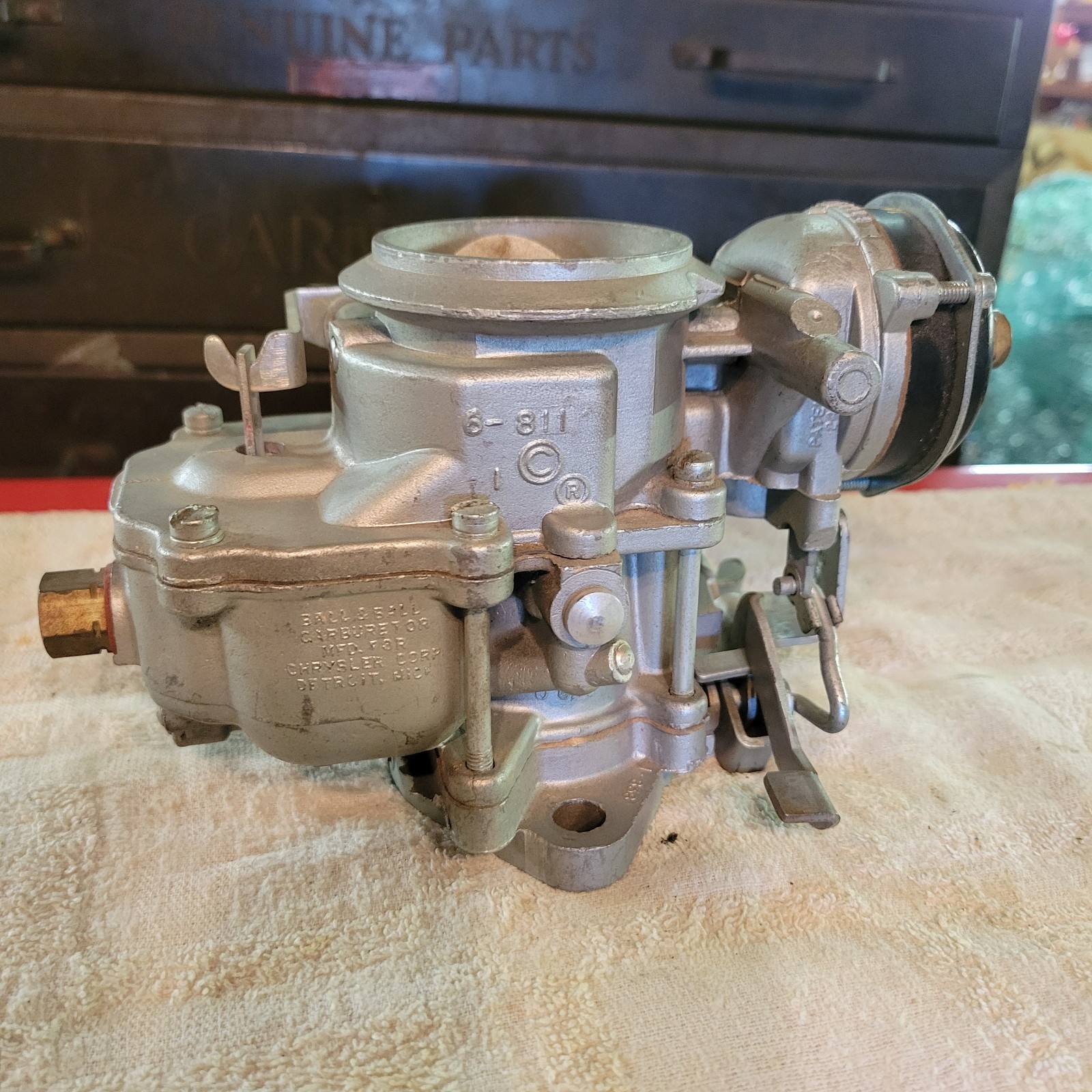 Carter 2604S Ball&Ball Carburetor 1 Brl 1955-56 Plymouth 8 Cyl – Older Rebuild
