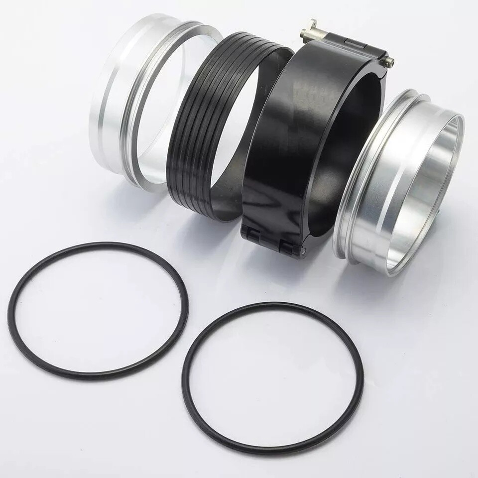 2.75” 70MM HD V-Band Clamp Quick Release Aluminum for Intake Intercooler Pipes