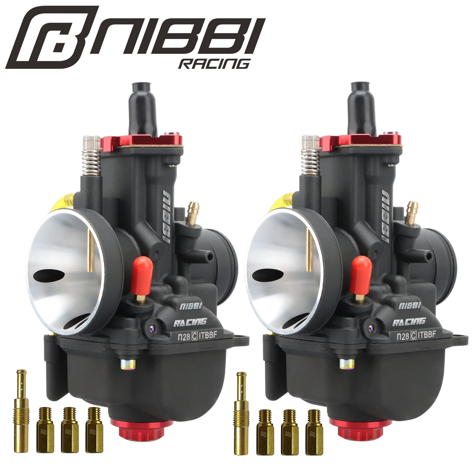 NIBBI PWK28 Pre-Jetted Carburetor Carbs For Honda CB350 CB360 CL350 CL360 SL350