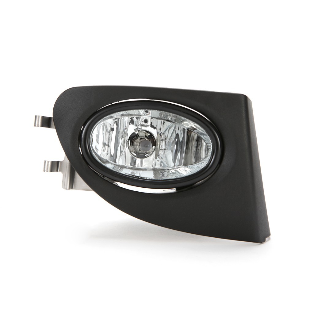 Clear Fog Lights For 2002-2005 Civic Si Hatchback 3Dr w/Bezel Switch Wire EP3 HB