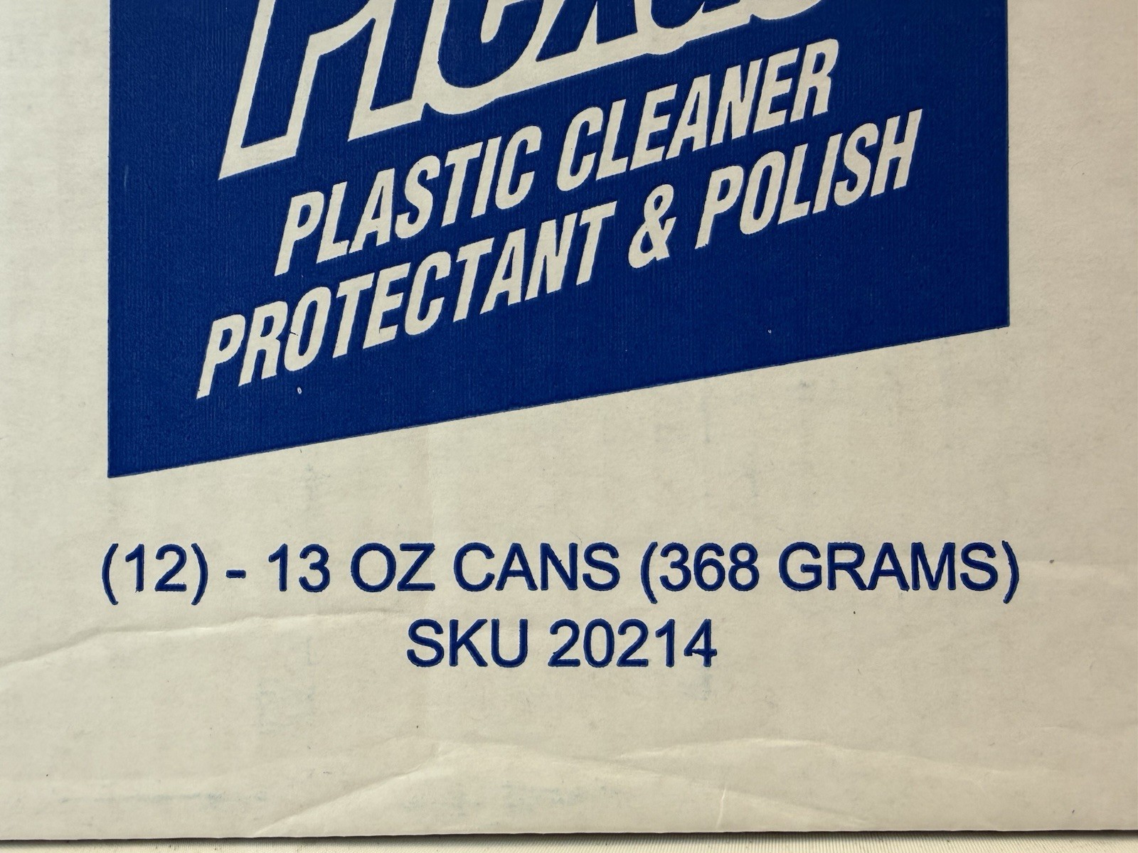NEW Plexus Plastic Cleaner and Polish – 20214 – 13 Oz. – Case of 12