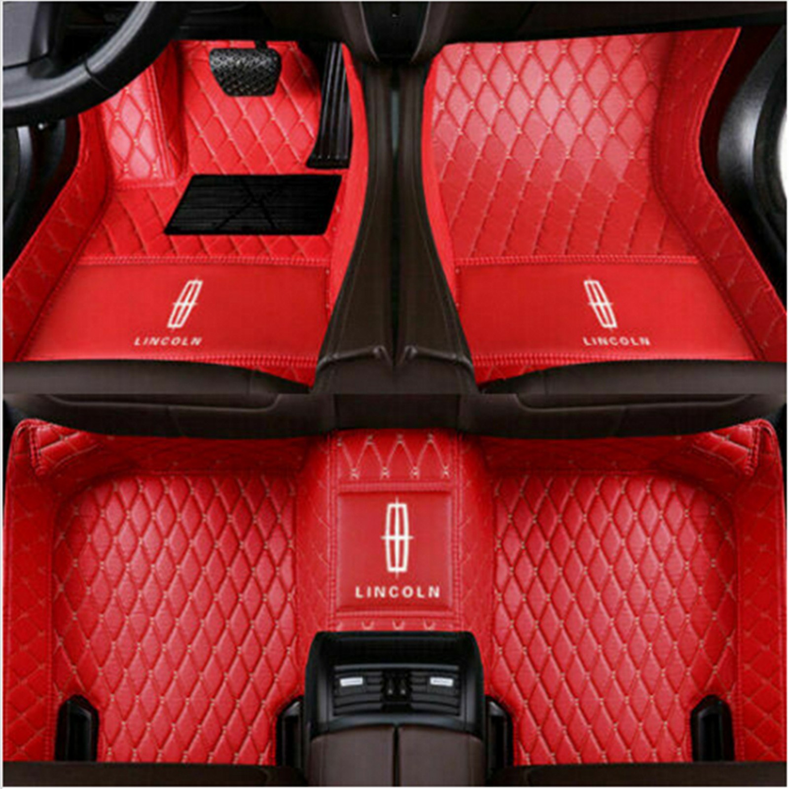 Custom Fit Lincoln Nautilus MKZ MKC MKX MKS MKT Car Floor Mats Waterproof Carpet