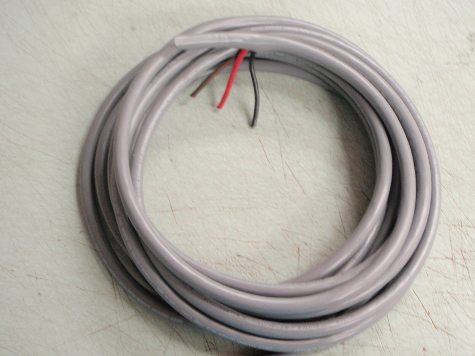 WIRE TINNED COPPER TRIPLEX 14GA 25FT 639 156410 BILGE PUMP BLACK RED BROWN