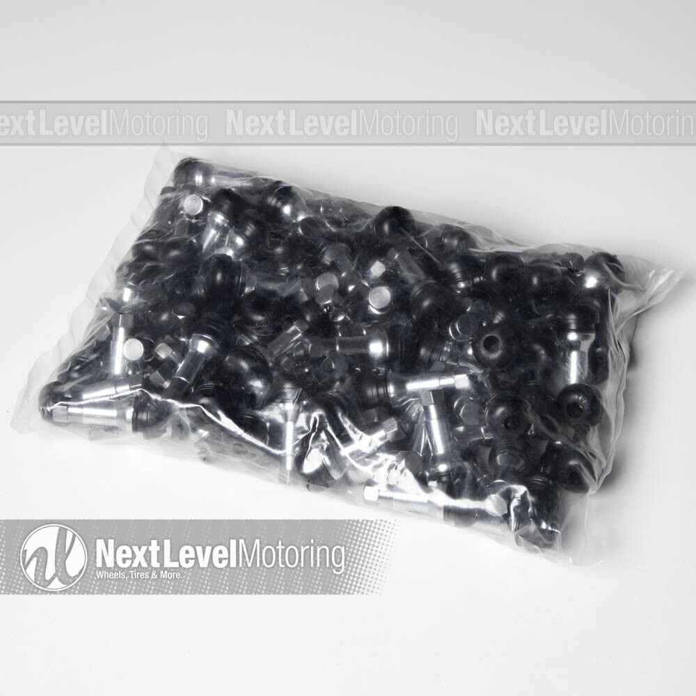 (100 Pieces) Circuit Performance TR413 Short Chrome Sleeve Snap-In Valve Stems