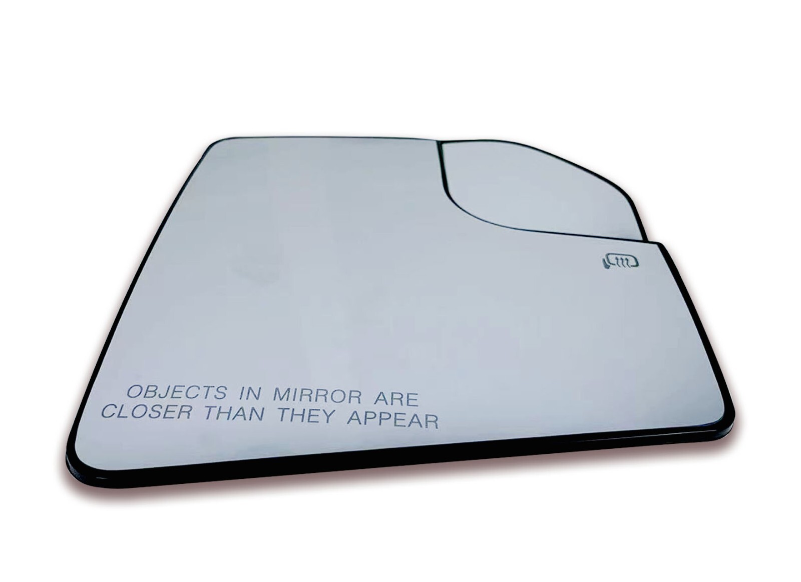 Passenger Right Side Door Mirror Glass Heated with Plate for 15-20 Ford F-150