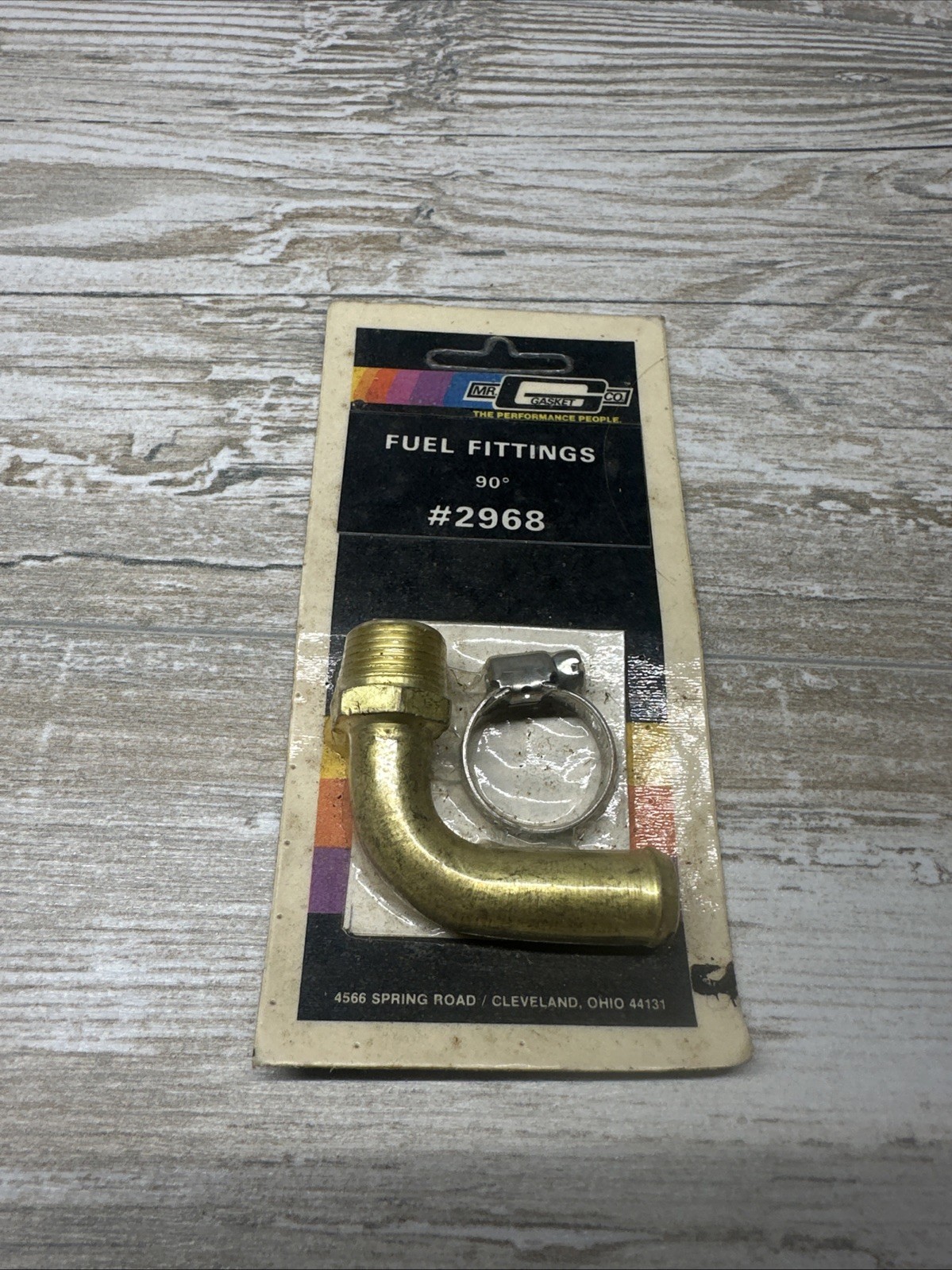 Fuel Pump Fitting Mr Gasket 2968 New Old Stock NOS