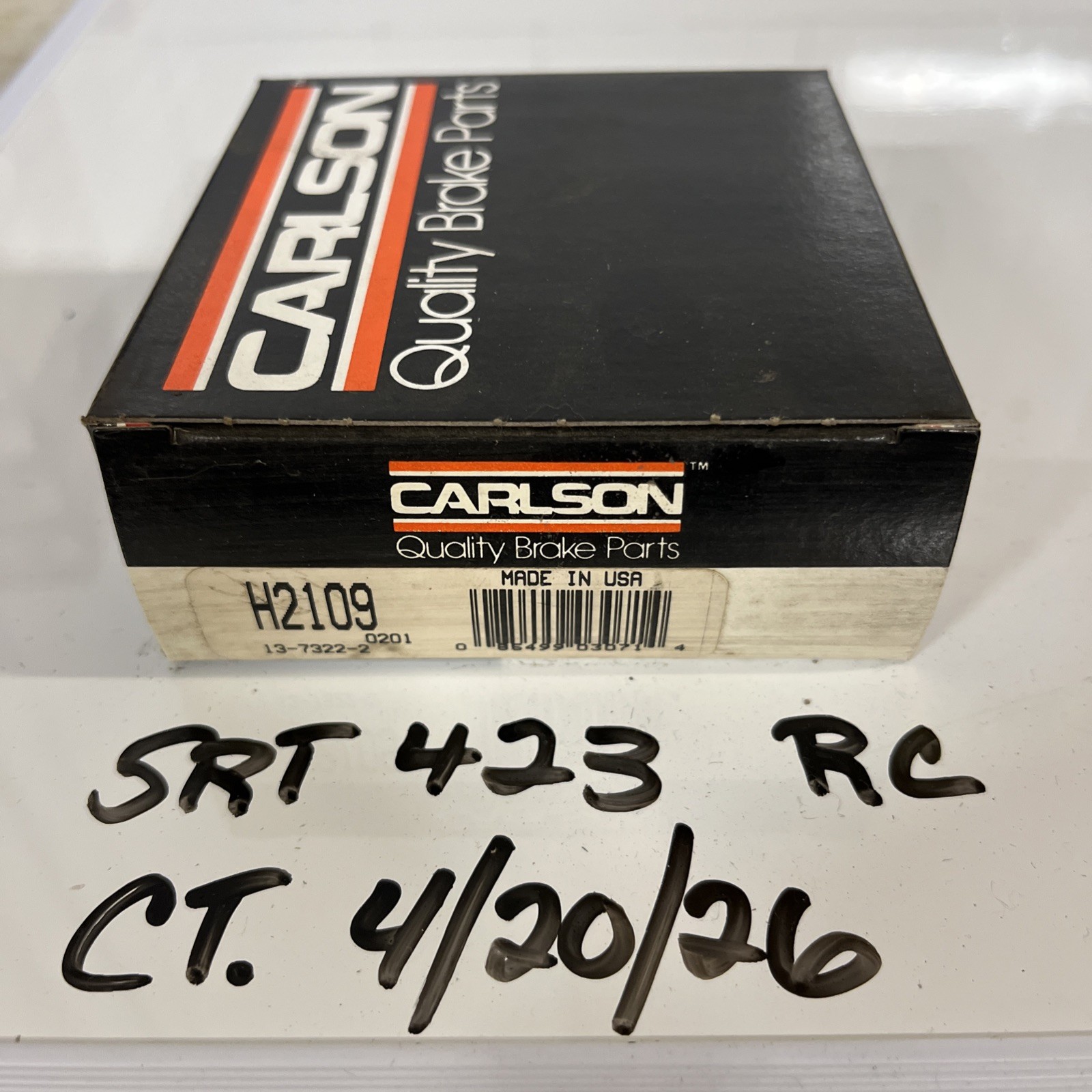 (1) Carlson H2109 Drum Brake Self-Adjuster Cable
