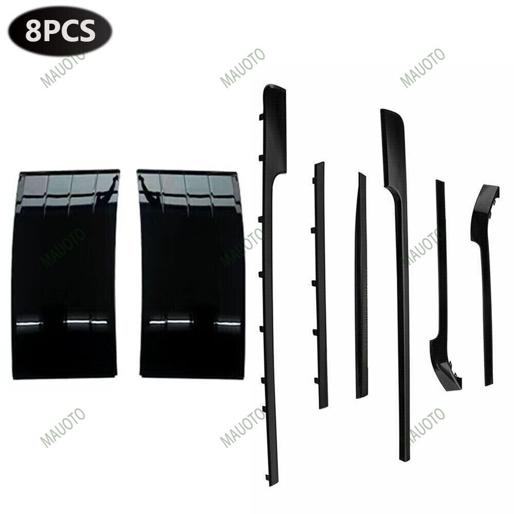 For 2013-2022 Range Rover L405 Black Door Side Body Fender Vent Trim Strip Kit
