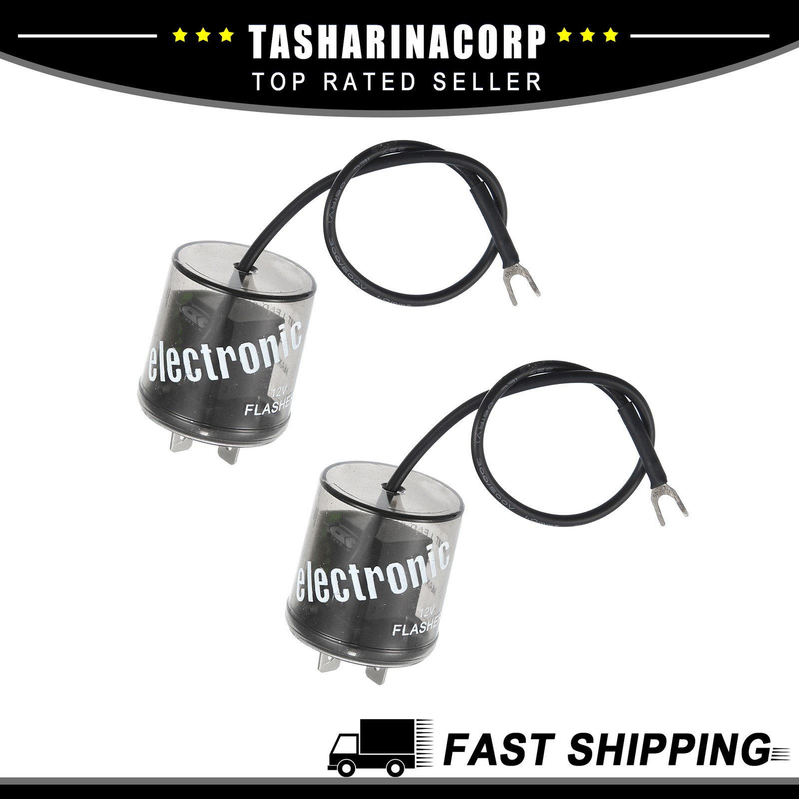 Universal Piece of 2 LED Light Flasher Relay