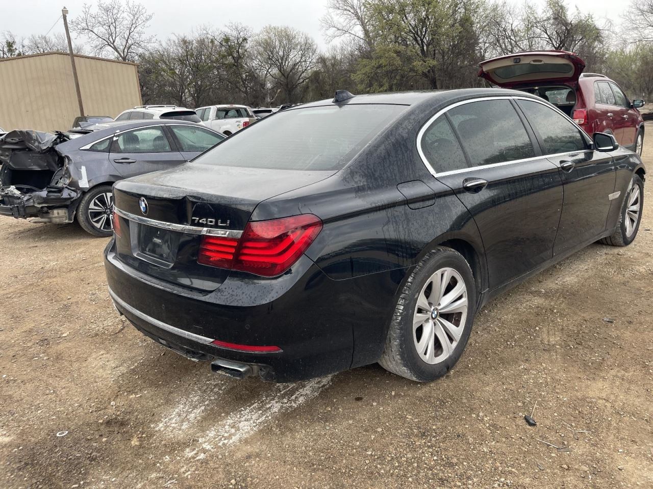 Passenger Front Seat Bucket Leather Fits 14-15 BMW 740i 1011760