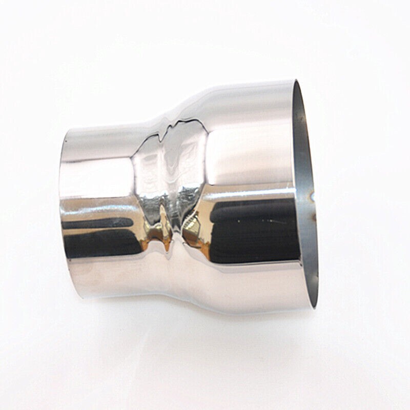 US 3″ ID to 4″ Exhaust Pipe Connector Stainless Steel Reducer Adapter