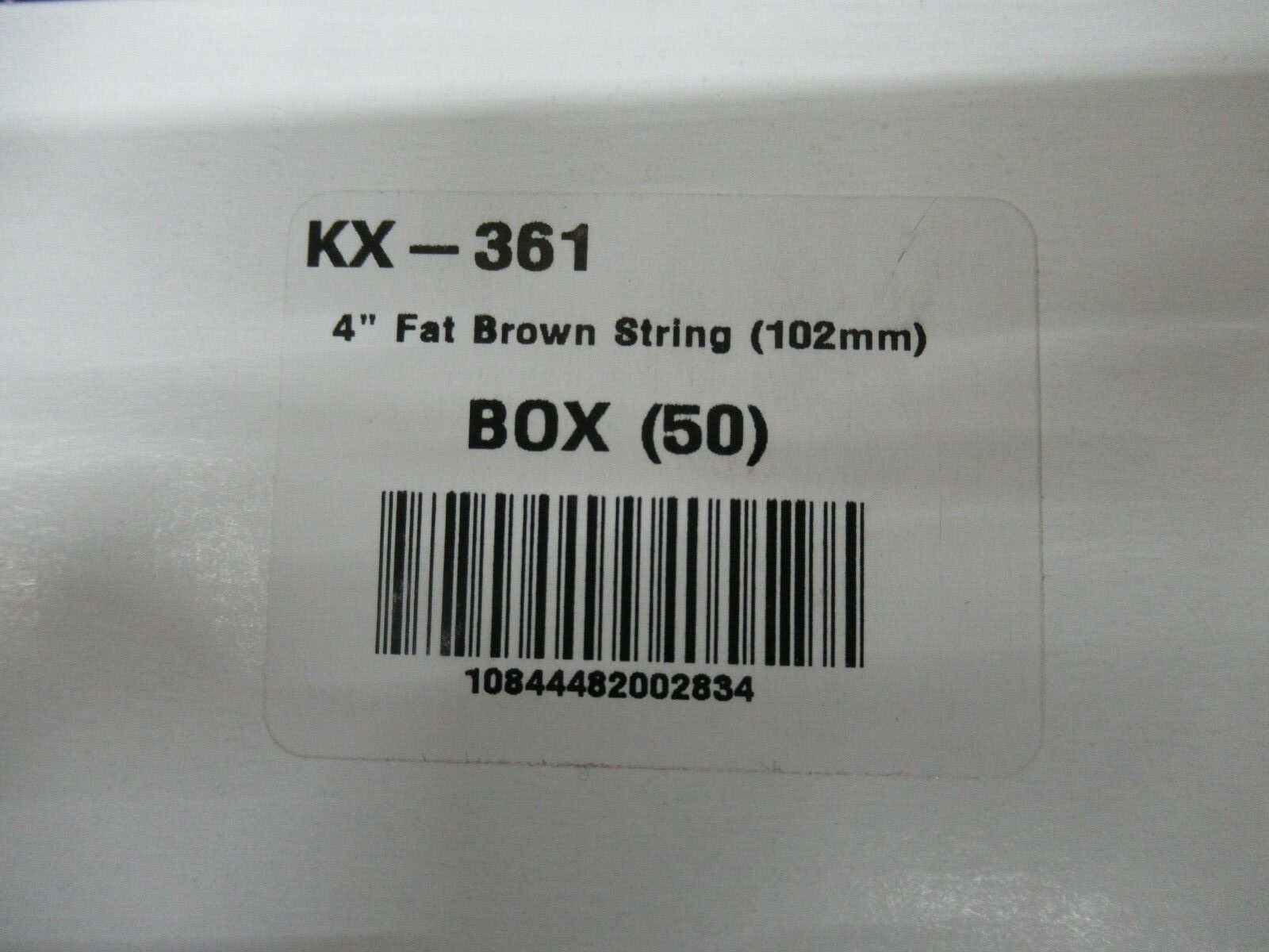 KEX KX-361 4″ FAT BROWN STRING TIRE REPAIR BOX OF 50 (102MM) UPC: 10844482002834