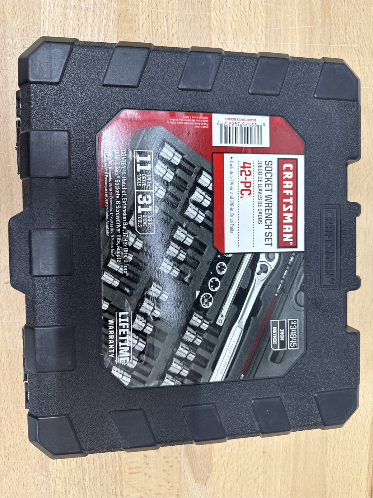 Craftsman 42 piece 1/4 and 3/8-inch Drive Bit & Torx Bit Socket Wrench Set