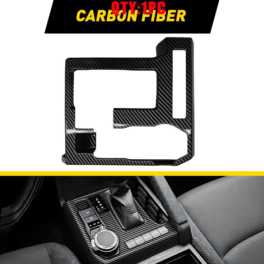 Carbon Fiber Gear Shift Panel Trim Cover Frame Fits Toyota Tacoma 2024-2026 1-5X