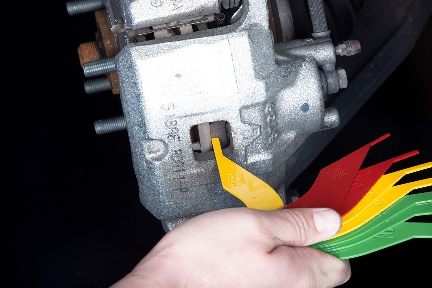 Color-Coded 8-Piece Brake Thickness Measurement Set – For Safe, Accurate Repairs