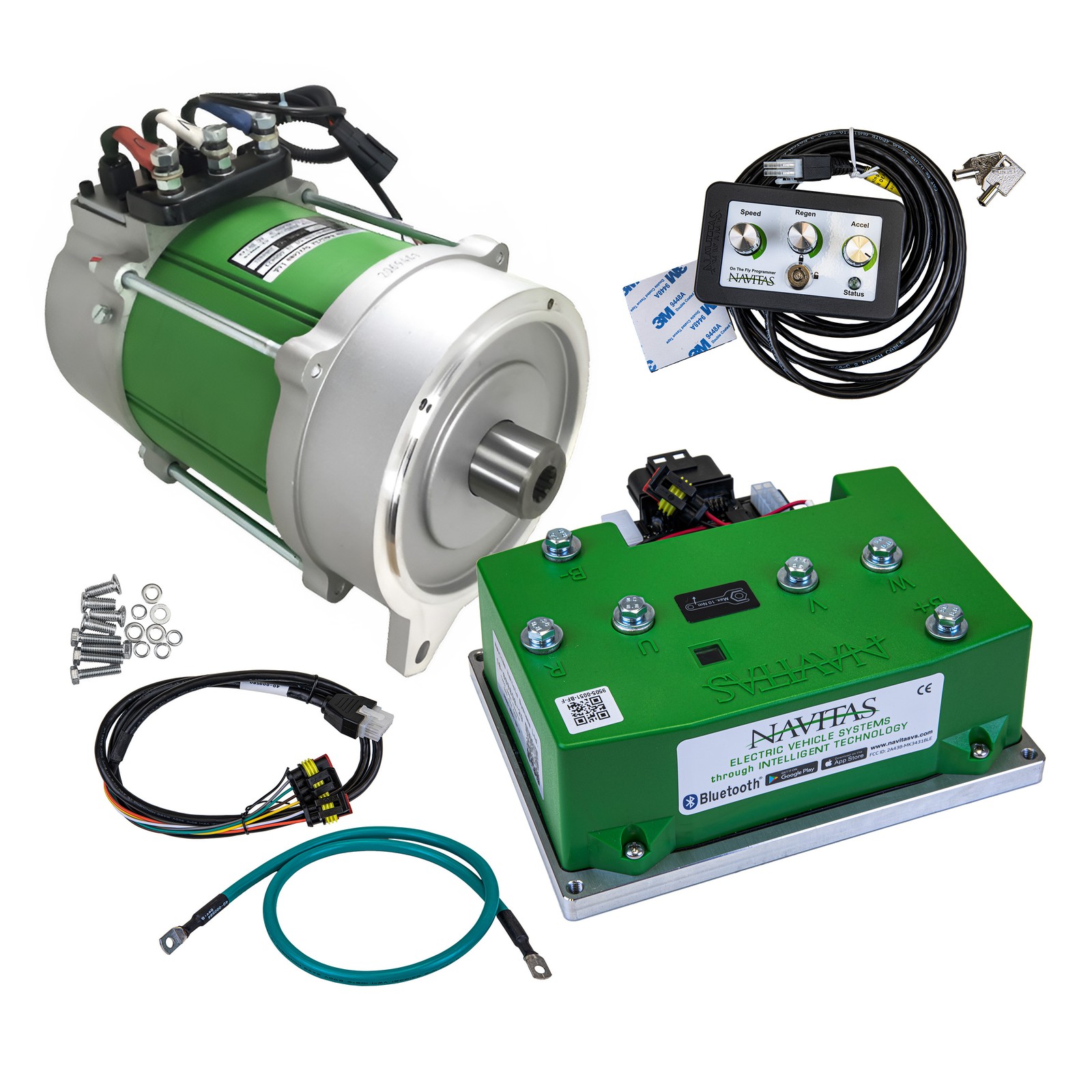 Navitas 600 Amp 4kW Yamaha G29/Drive, Drive2 Golf Cart DC/AC Conversion Kit