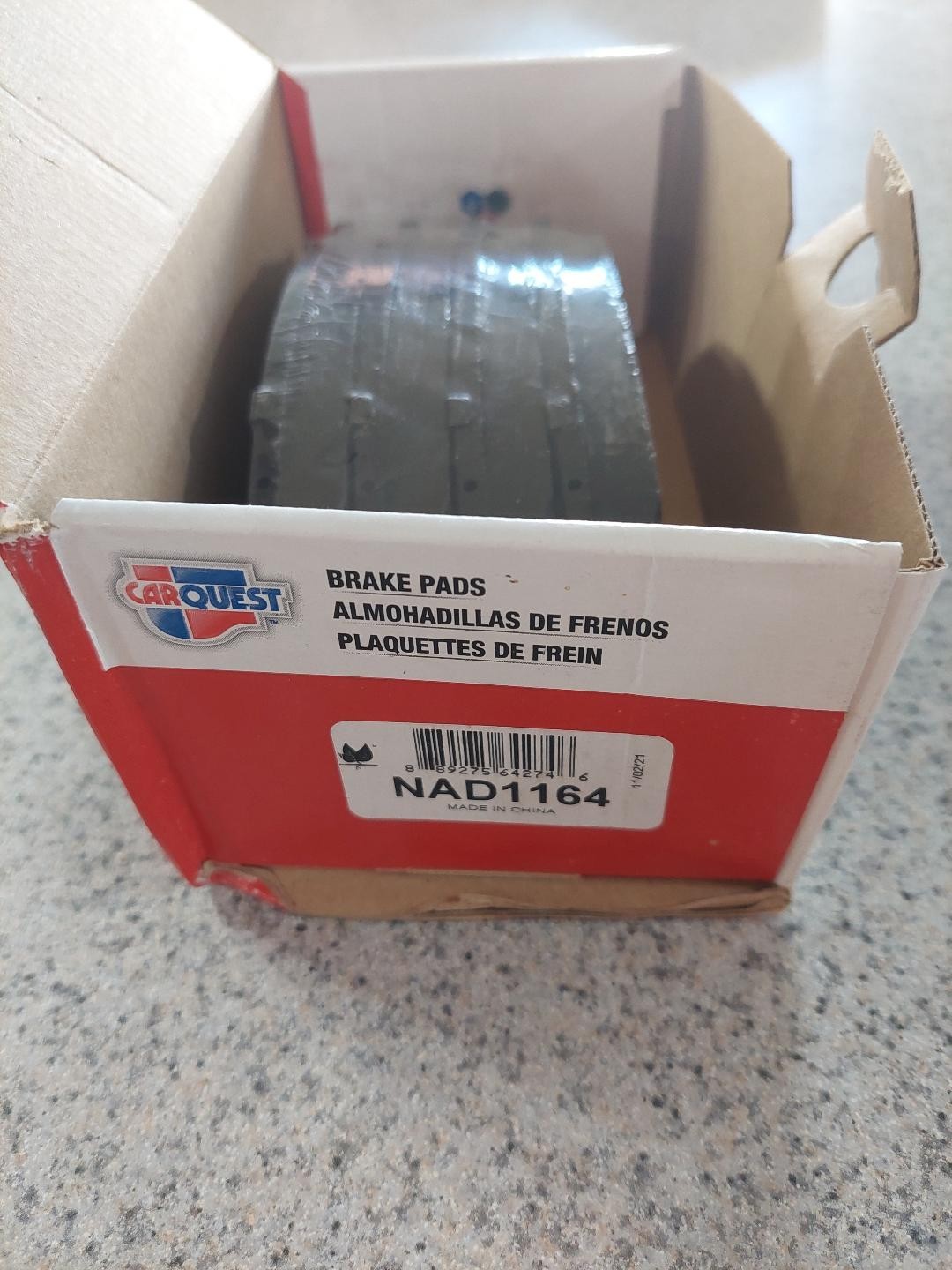 NIB, Ford Lincoln, Mazda Mercury Nad 1164 Brake Pads Free Shipping