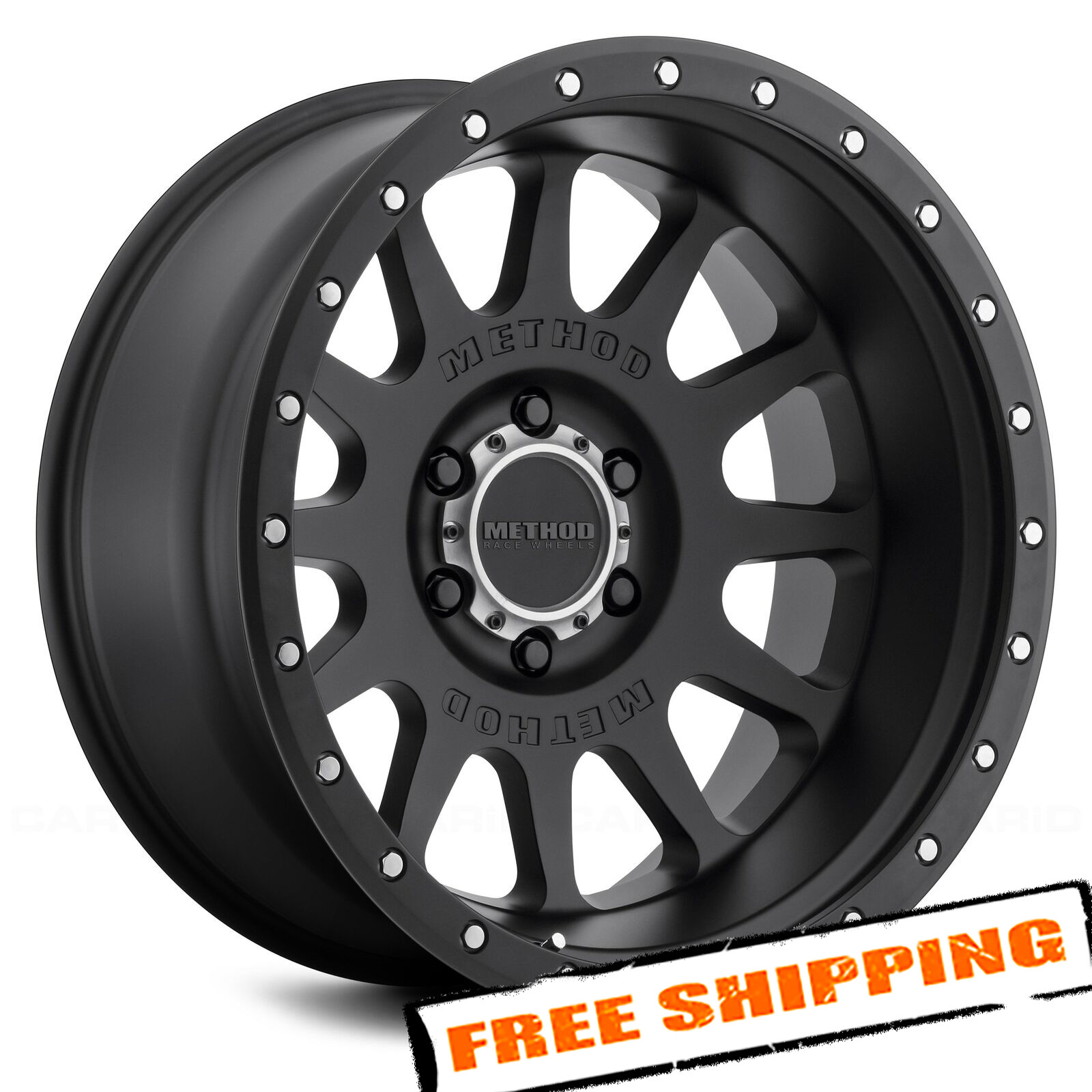 Method Race 605 NV Wheel 20×10 (-24, 5×127, 71.5) Black Single Rim