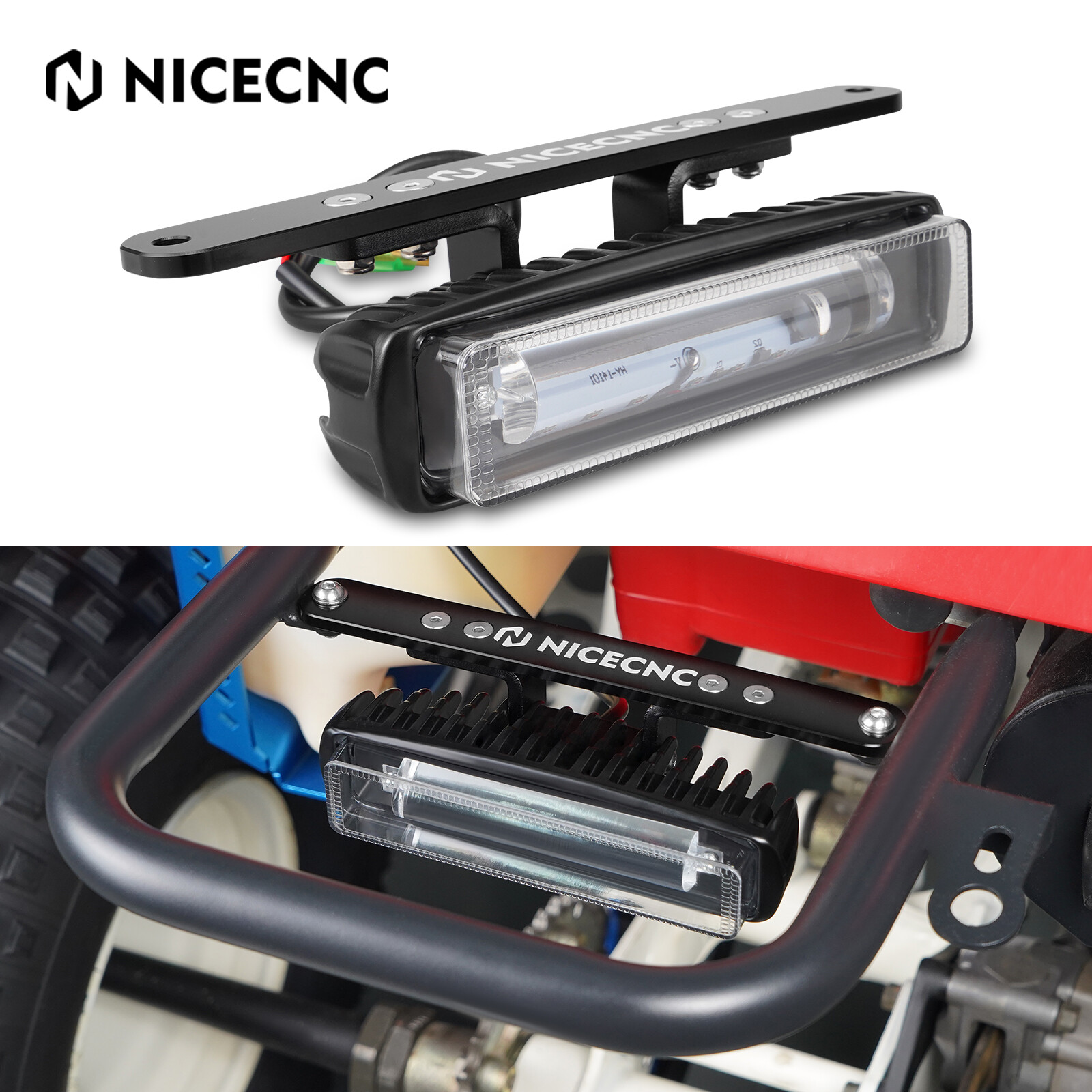NICECNC LED Rear Brake Light Tail Light 12V For Yamaha Banshee 350 Warrior 350