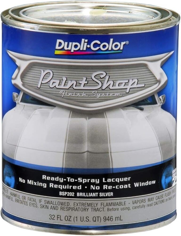 Dupli-Color Paint Shop Finish System Base 1 Quart Brilliant Silver (Metallic)