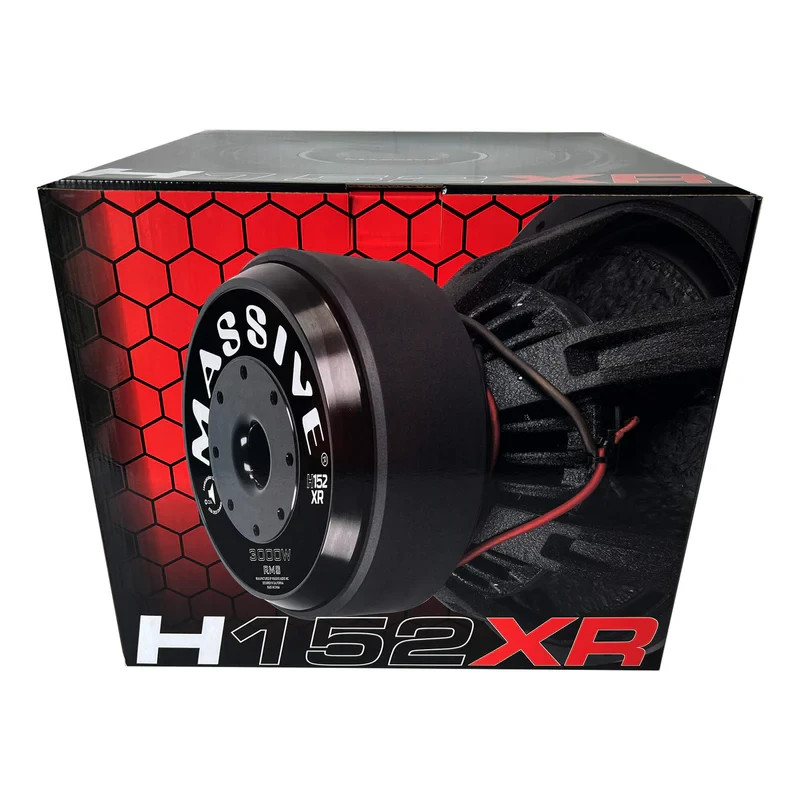 Massive Audio HIPPO H152XR 6000 Watt 15″ Dual 2 Ohm Car Audio Subwoofer Mega Sub