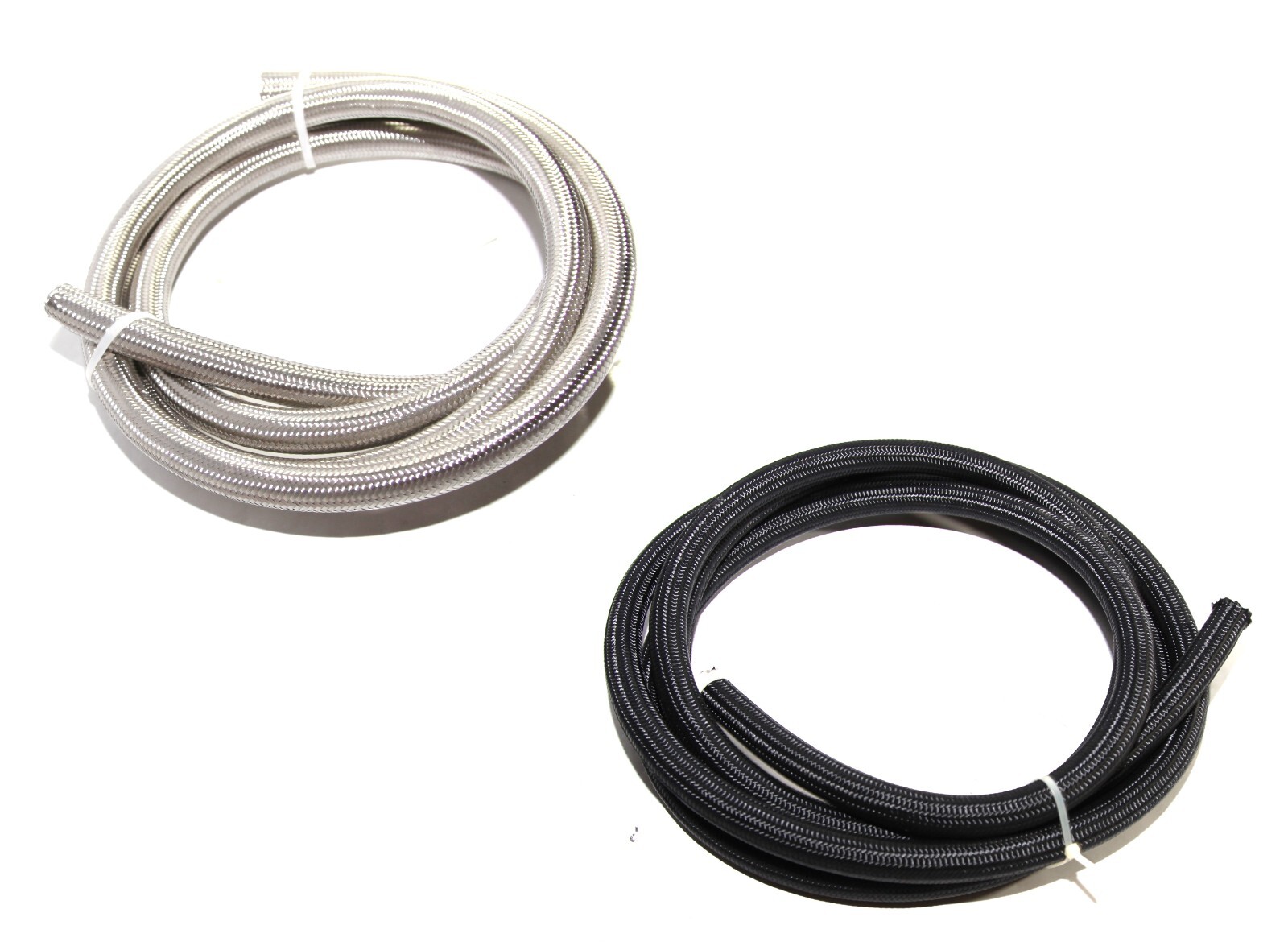 Nylon & Stainless Steel Braided Fuel Hose Oil Gas Air Line for 4AN 6AN 8AN 10AN