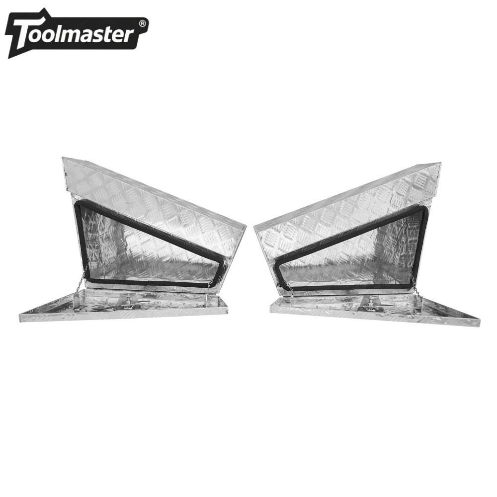 30″ x 10″x17″ Pair of Aluminium Toolbox Under Tray Under Body Ute Truck Tool Box
