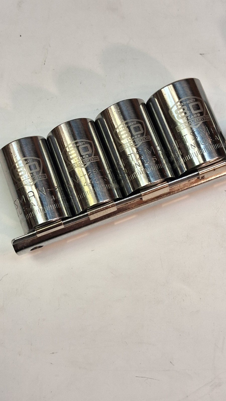 NOS CRAFTSMAN “80 YEARS” SPECIAL EDITION 36 PIECE METRIC/SAE SOCKET SET *USA*