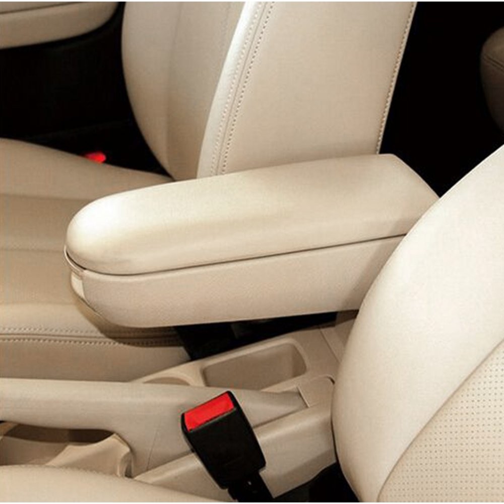 PU Leather Center Console Armrest For Cover Lid 1999-2005 JETTA Volkswagen