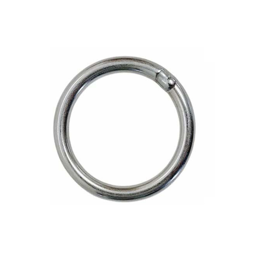 4 Pc 750 Lb WLL Mil Spec Stainless Steel Round Ring Link Connect 5/16″ x 1-9/16